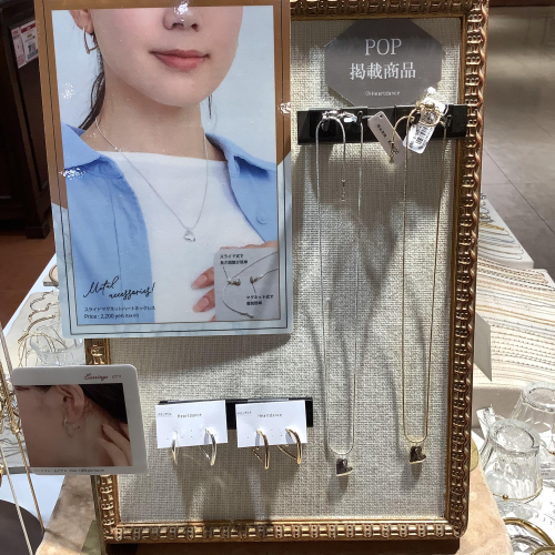 スライドマグネットハートネックレス💖