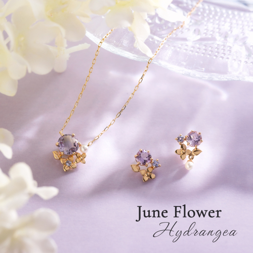 6月誕生花アジサイジュエリー🪻