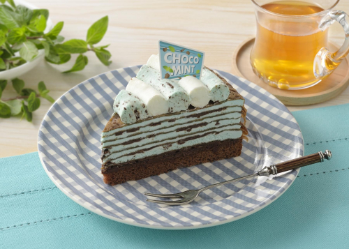 爽快チョコミントミルクレープ