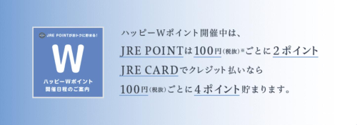 6/26(金)〜ハッピーダブルポイント！