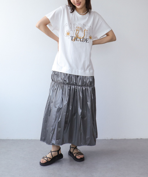 一枚で決まる、ロゴワンピース☆