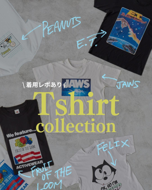 【着用レポあり✋】人気アニメ＆映画のTシャツコレクション👕