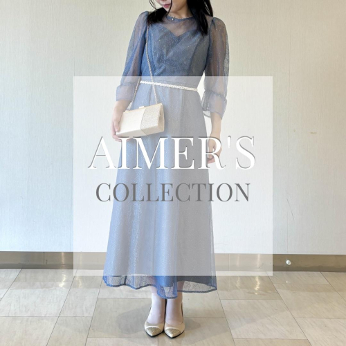 6階AIMER◼︎ グリッターレースフィット&フレアドレス ◼︎