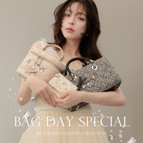 【RANDA（ランダ）】まるでジュエリーを纏うような “BAG DAY SPECIAL”が登場