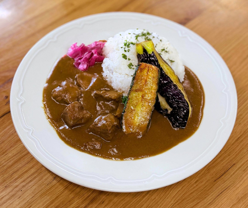 夏野菜カレー 茄子とズッキーニ
