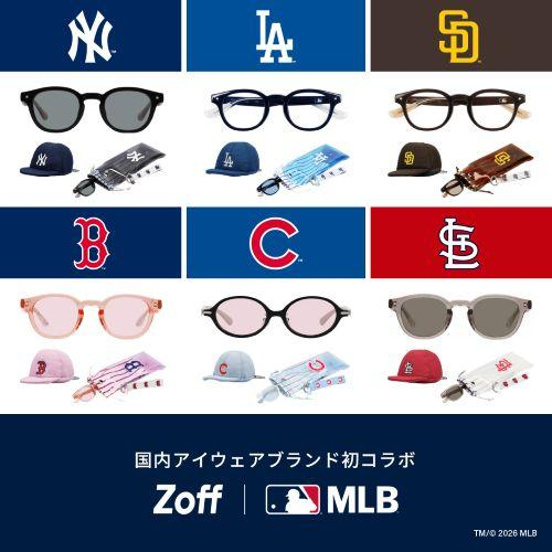 ＼国内初となるコラボ「Zoff｜MLB」／