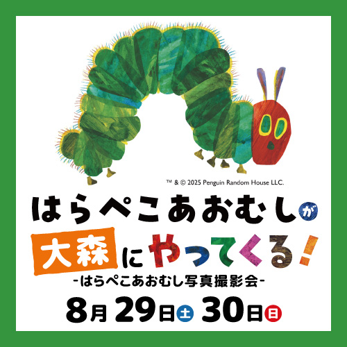 はらぺこあおむしがアトレ大森にやってくる！