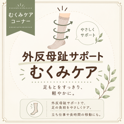 【靴下屋🧦】優しくサポートしてくれる、ソックス特集✨