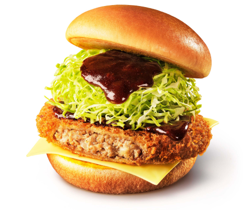 メンチカツチーズバーガー ～デミグラスソース～