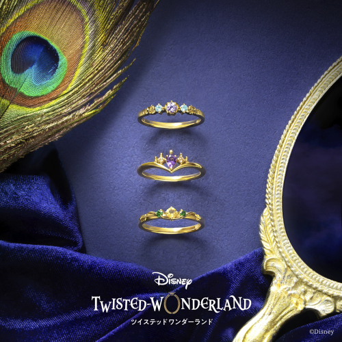 『ツイステッドワンダーランド』コレクションジュエリー第4弾「ポムフィオーレ寮」予約開始💍✨