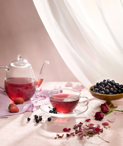 【秋限定🍁】芳醇カシスローズ茶、10月25日（日）まで🌹！